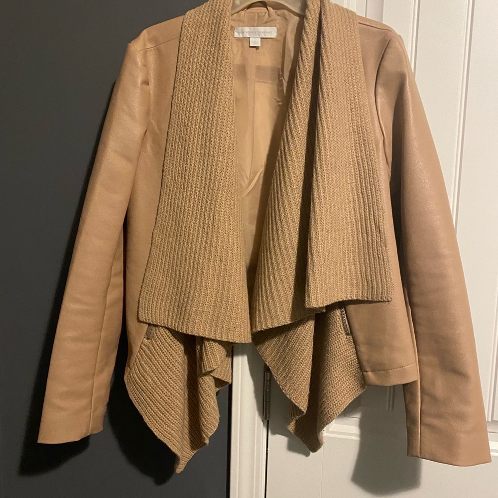 New York and Co. Faux leather jacket